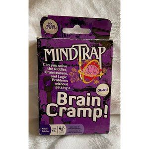 Mindtrap Brain Cramp Interactive By Outset Brian Challenge Card Game Family